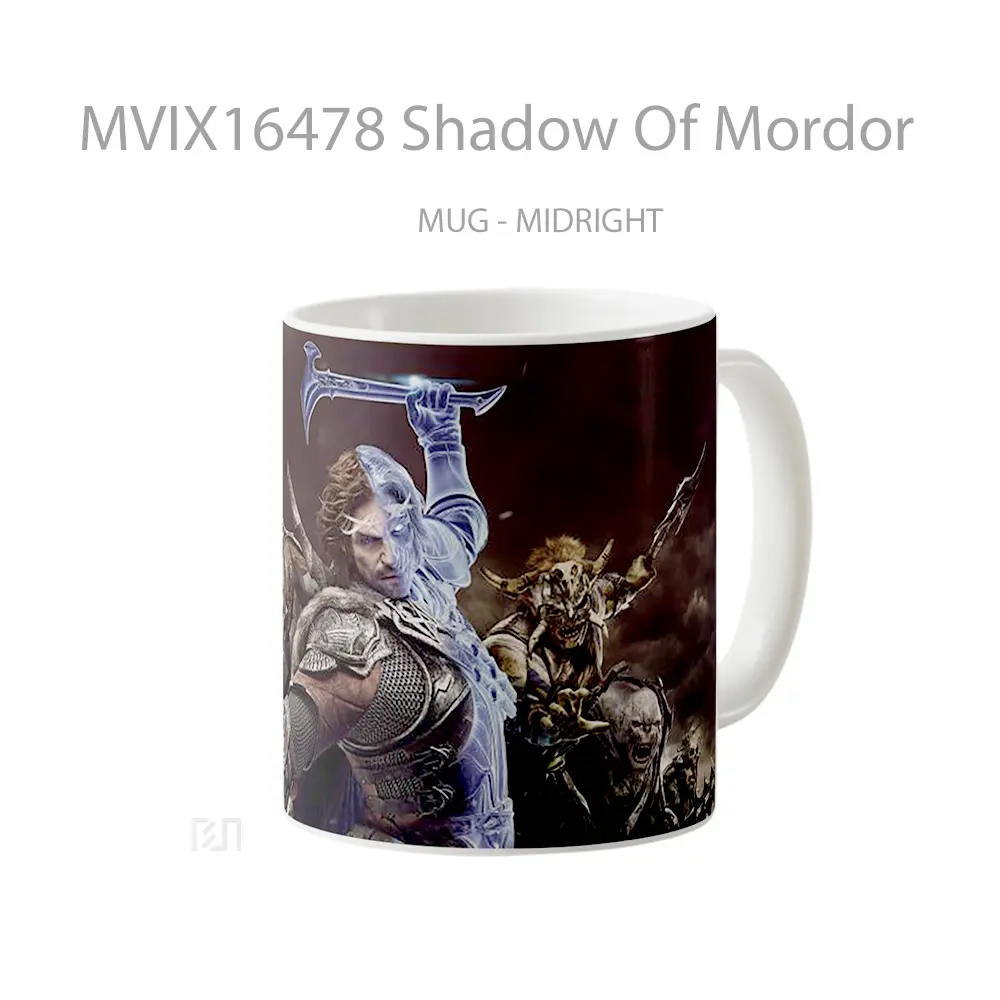 Mug Shadow Of Mordor Full Wrap Lanscape - All-side / Desain