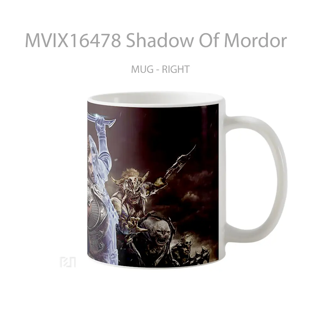 Mug Shadow Of Mordor Full Wrap Lanscape - All-side / Desain