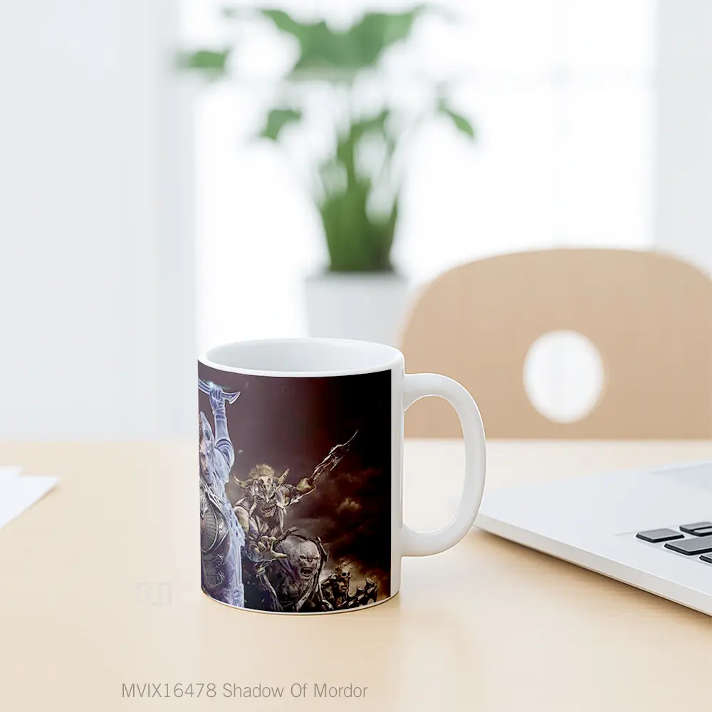 Mug Shadow Of Mordor Full Wrap Lanscape - All-side / Desain
