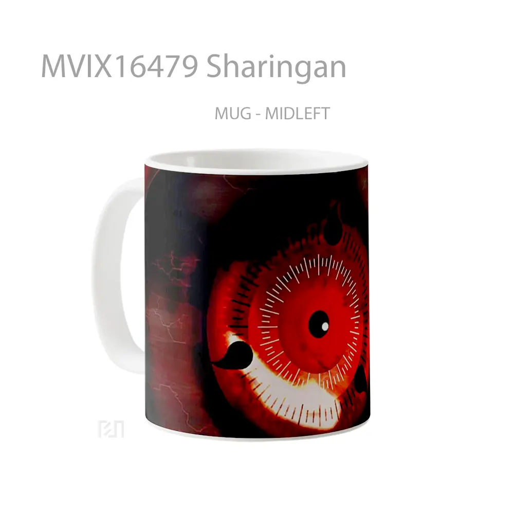 Mug Sharingan Full Wrap Lanscape - All-side / Desain