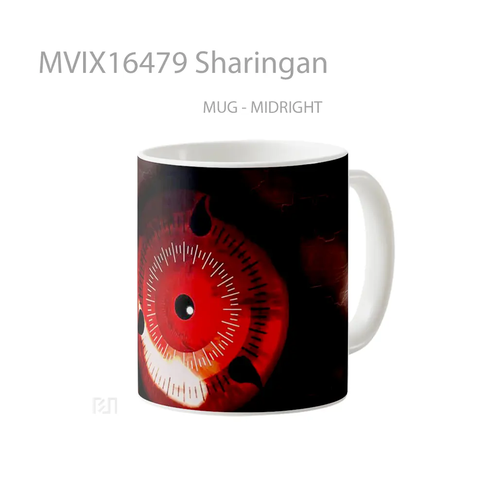 Mug Sharingan Full Wrap Lanscape - All-side / Desain