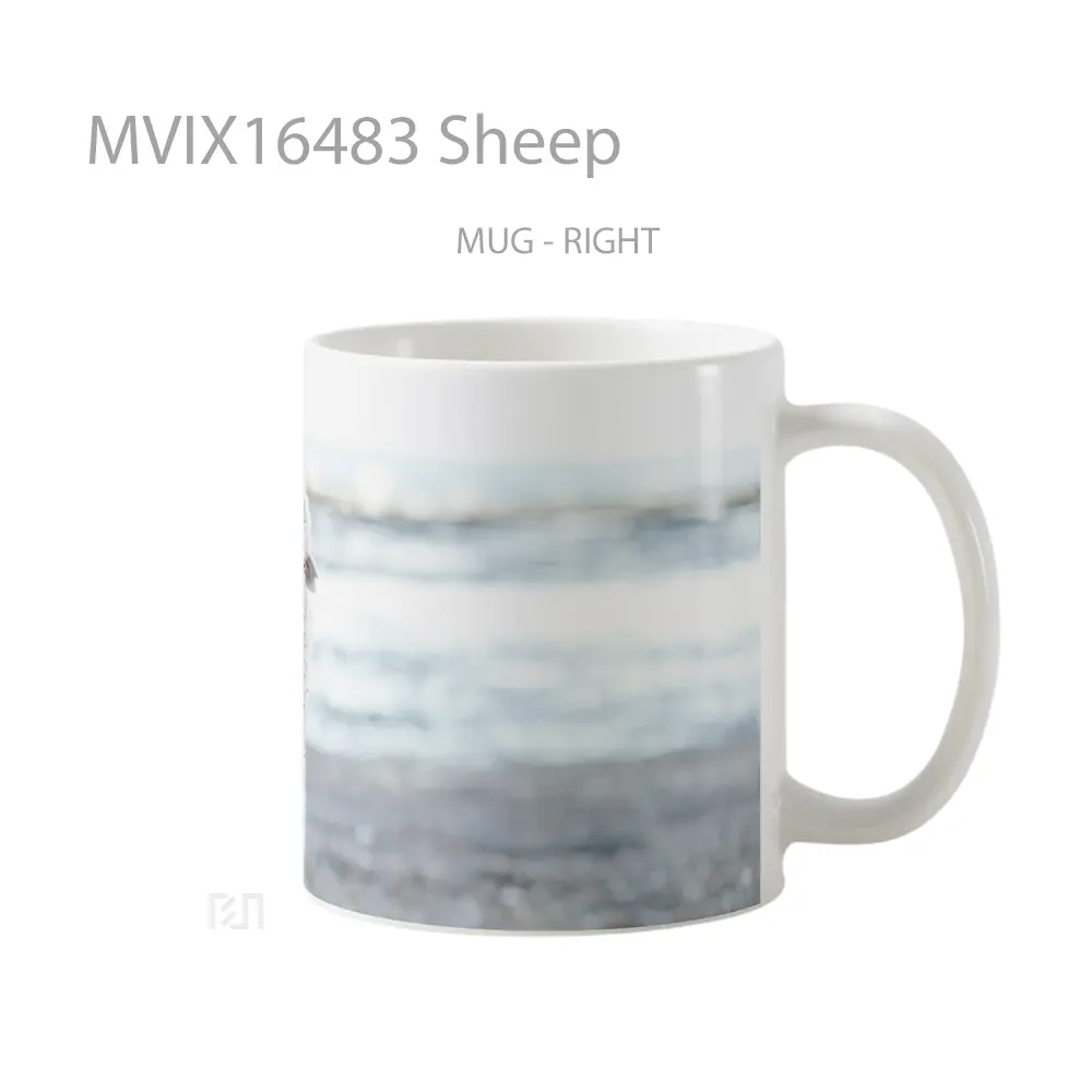 Mug Sheep Full Wrap Lanscape - All-side / Desain