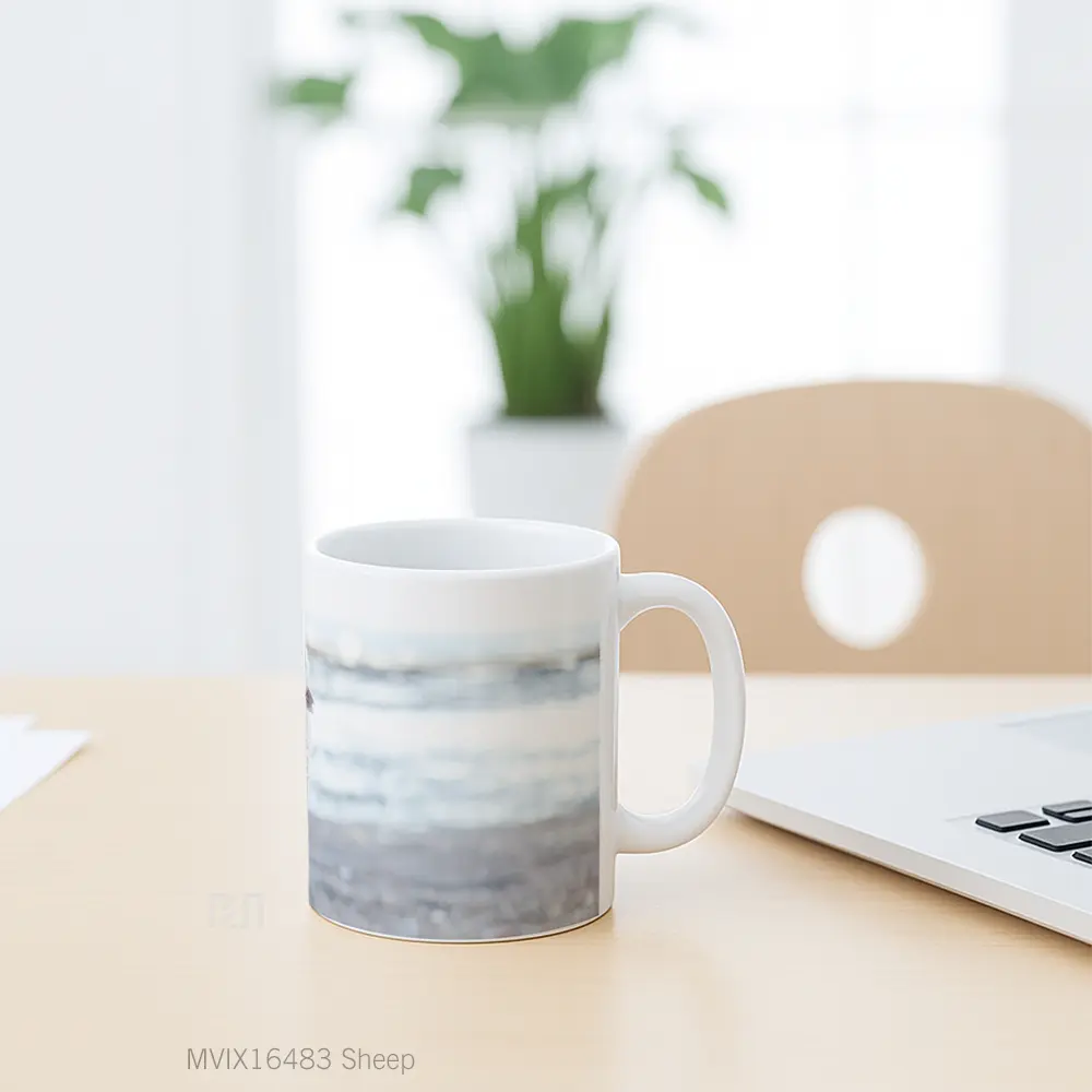 Mug Sheep Full Wrap Lanscape - All-side / Desain