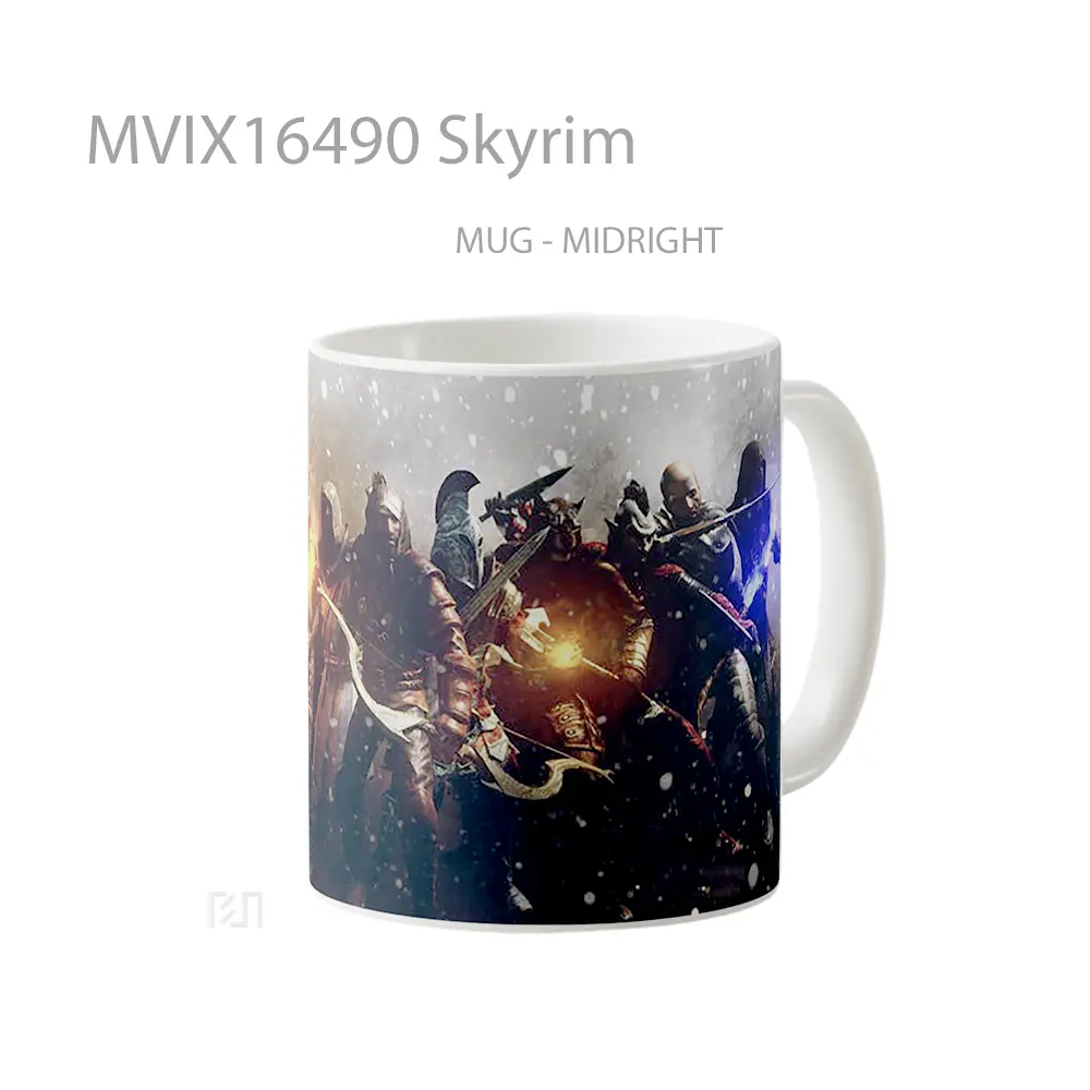Mug Skyrim Full Wrap Lanscape - All-side / Desain