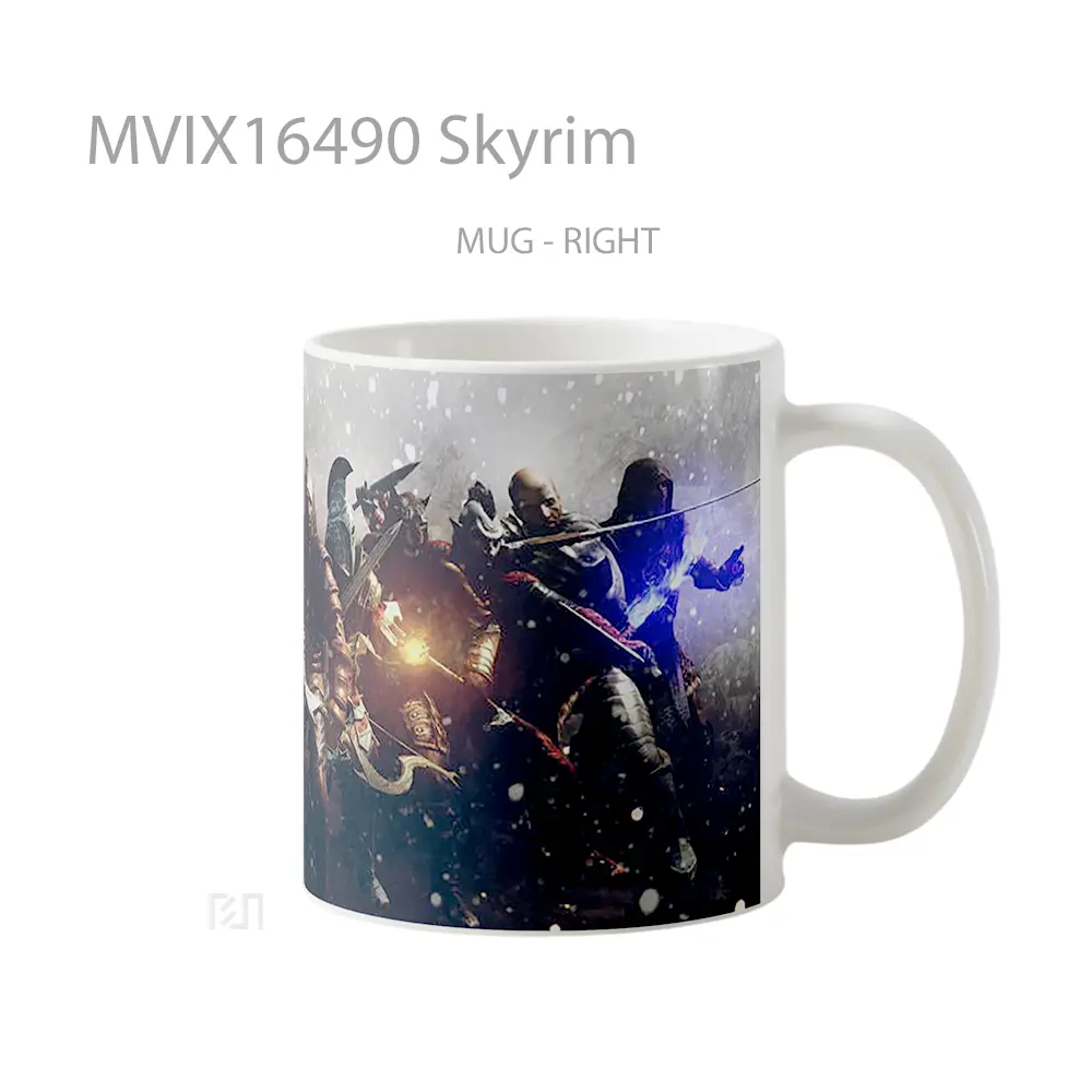 Mug Skyrim Full Wrap Lanscape - All-side / Desain