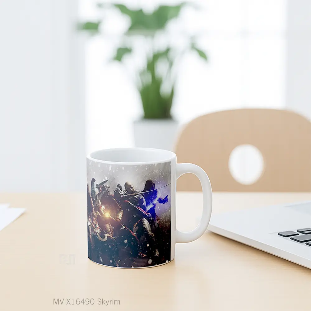 Mug Skyrim Full Wrap Lanscape - All-side / Desain