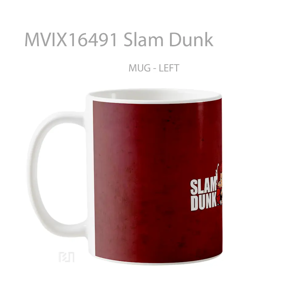 Mug Slam Dunk Full Wrap Lanscape - All-side / Desain