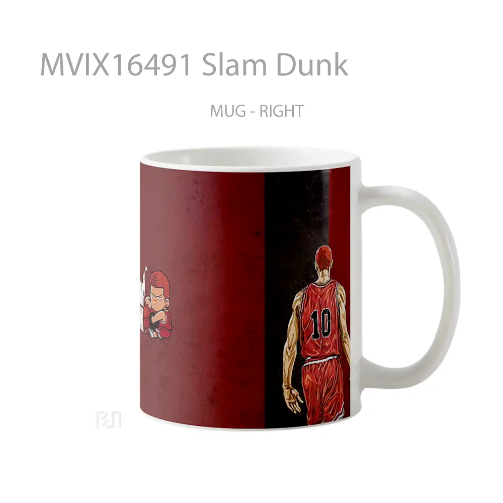 Mug Slam Dunk Full Wrap Lanscape - All-side / Desain