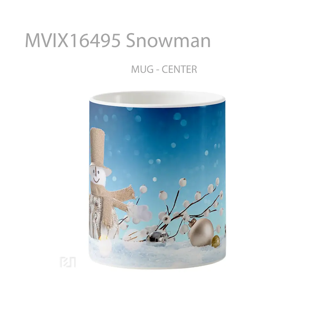 Mug Snowman Full Wrap Lanscape