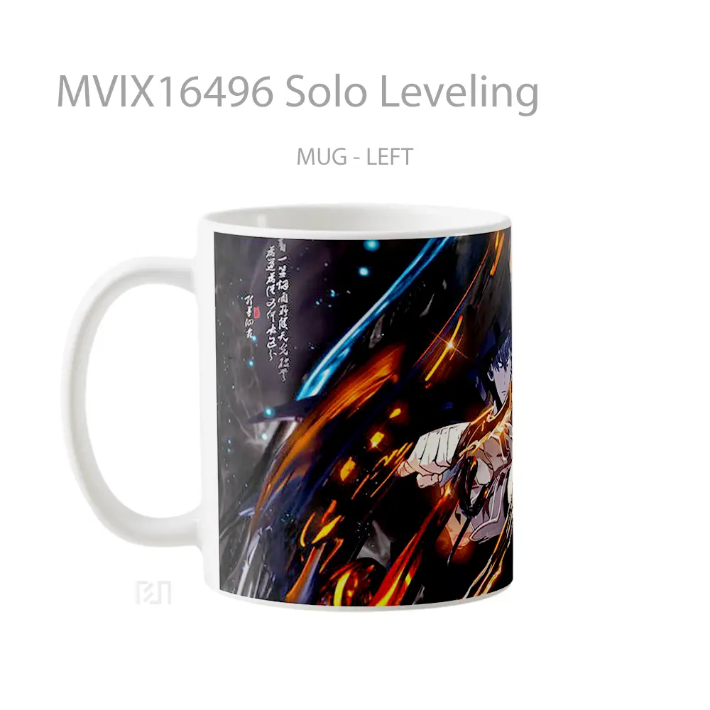 Mug Solo Leveling Full Wrap Lanscape - All-side / Desain