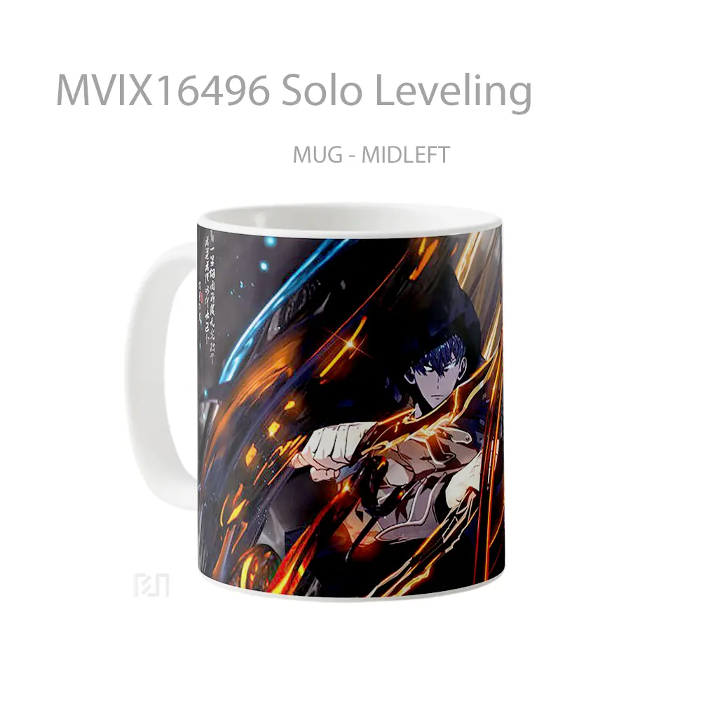 Mug Solo Leveling Full Wrap Lanscape - All-side / Desain