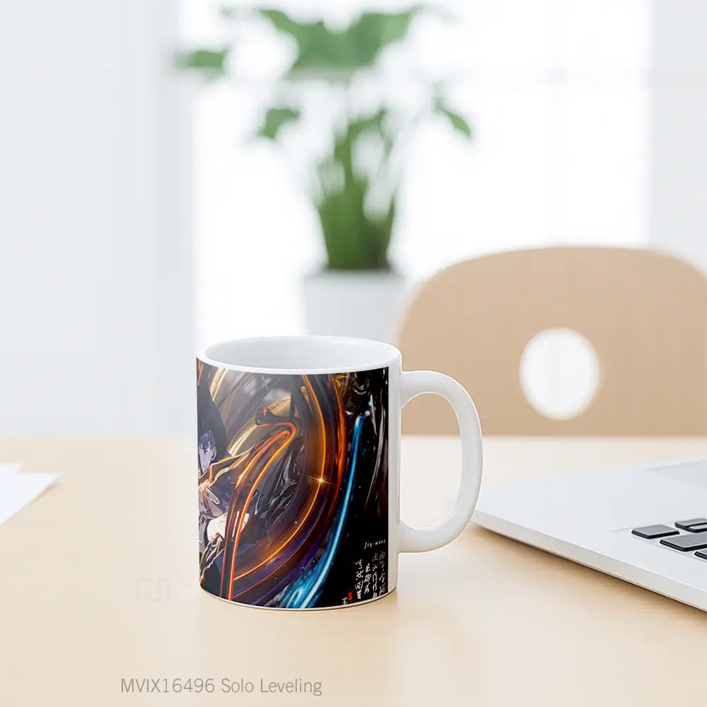 Mug Solo Leveling Full Wrap Lanscape - All-side / Desain
