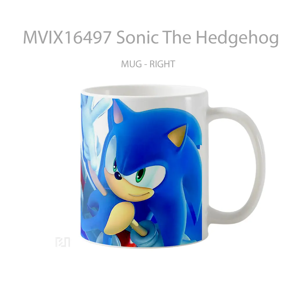 Mug Sonic The Hedgehog Full Wrap Lanscape - All-side / Desain