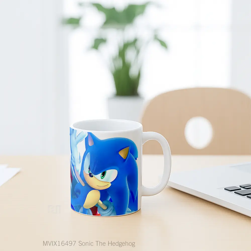 Mug Sonic The Hedgehog Full Wrap Lanscape - All-side / Desain