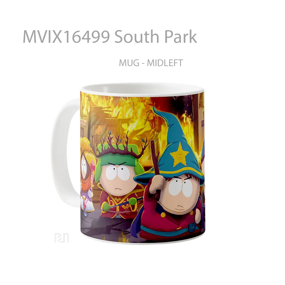 Mug South Park Full Wrap Lanscape - All-side / Desain
