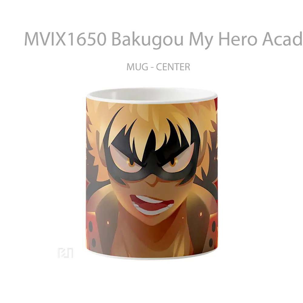 Mug Bakugou My Hero Academia Full Wrap Lanscape
