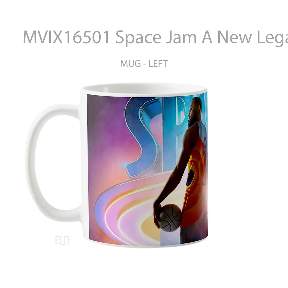 Mug Space Jam A New Legacy Full Wrap Lanscape - All-side / Desain