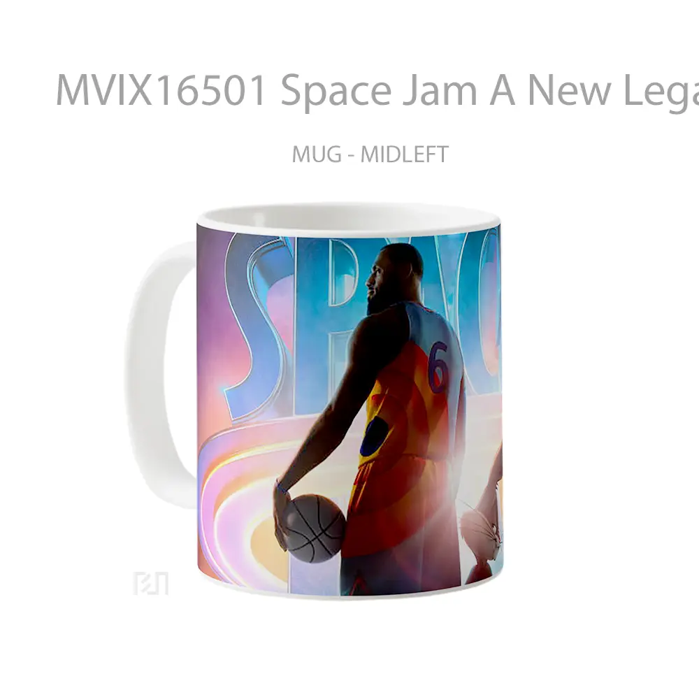 Mug Space Jam A New Legacy Full Wrap Lanscape - All-side / Desain