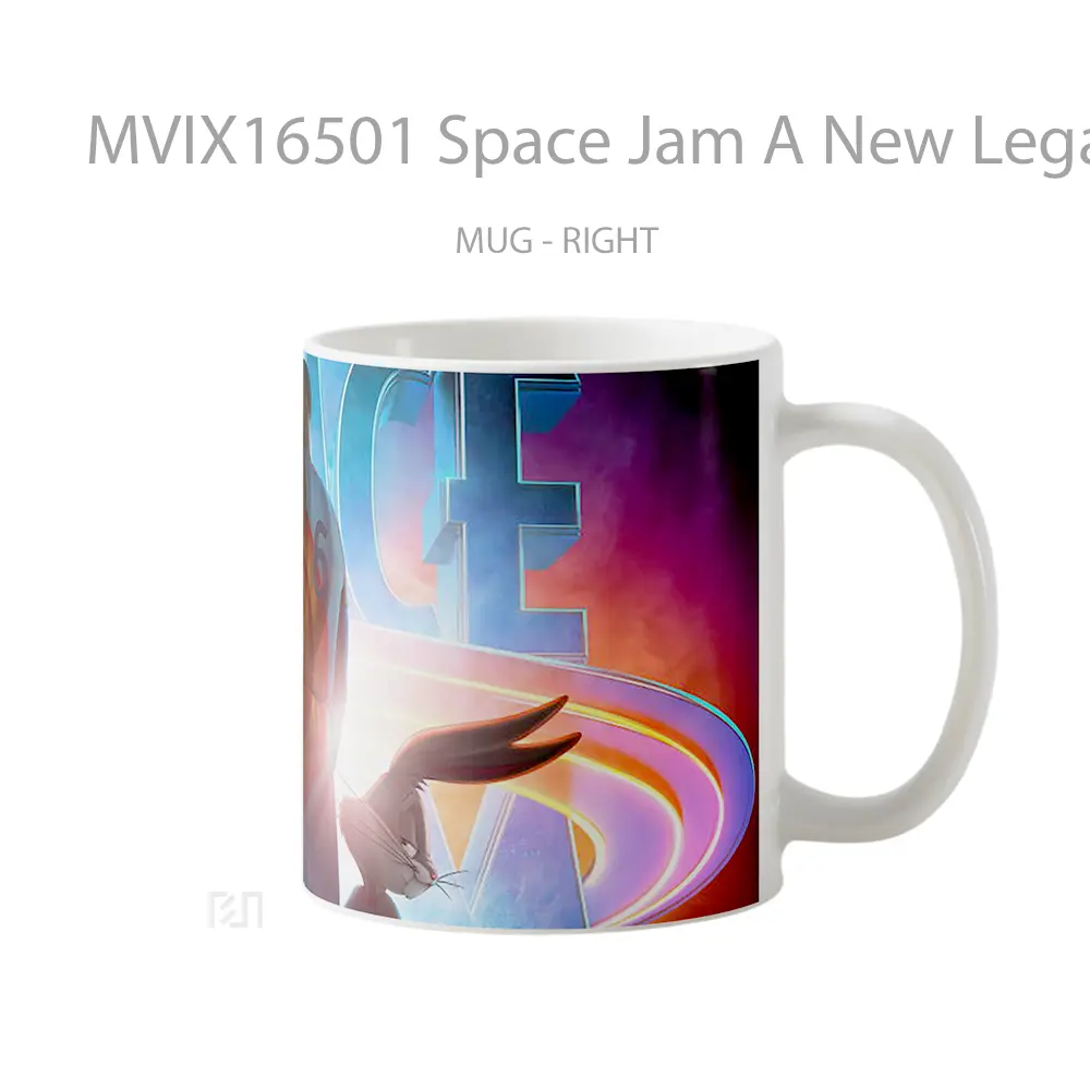 Mug Space Jam A New Legacy Full Wrap Lanscape - All-side / Desain