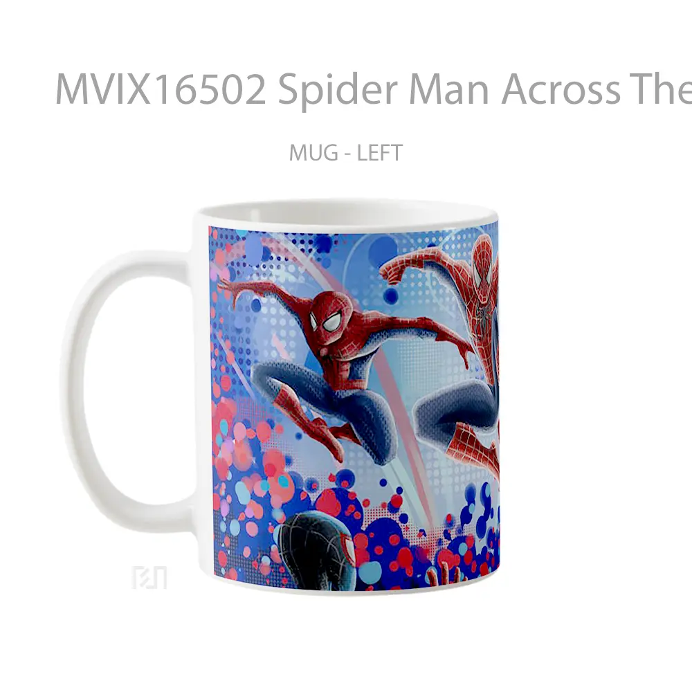 Mug Spider Man Across The Spider Verse Full Wrap Lanscape - All-side / Desain