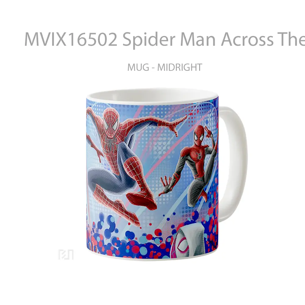 Mug Spider Man Across The Spider Verse Full Wrap Lanscape - All-side / Desain