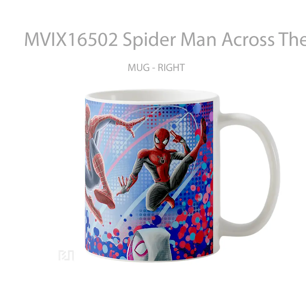 Mug Spider Man Across The Spider Verse Full Wrap Lanscape - All-side / Desain