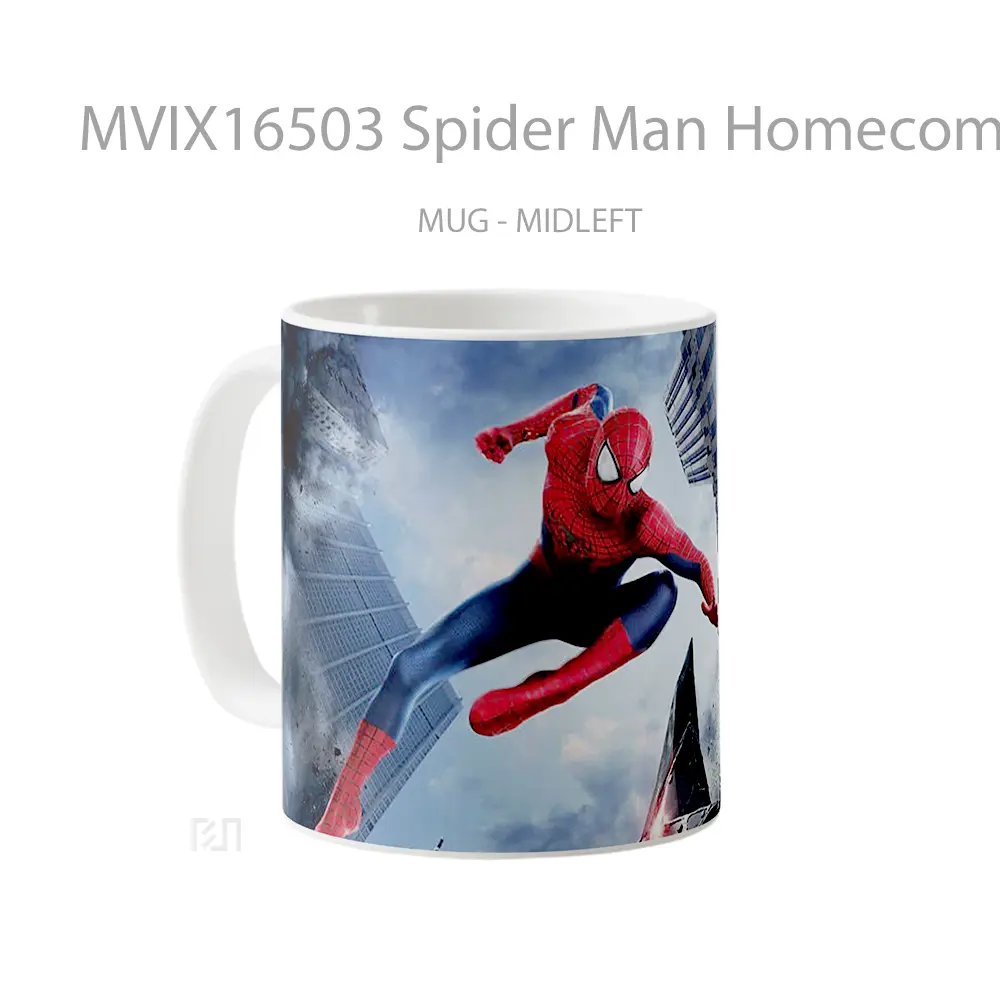 Mug Spider Man Homecoming Full Wrap Lanscape - All-side / Desain