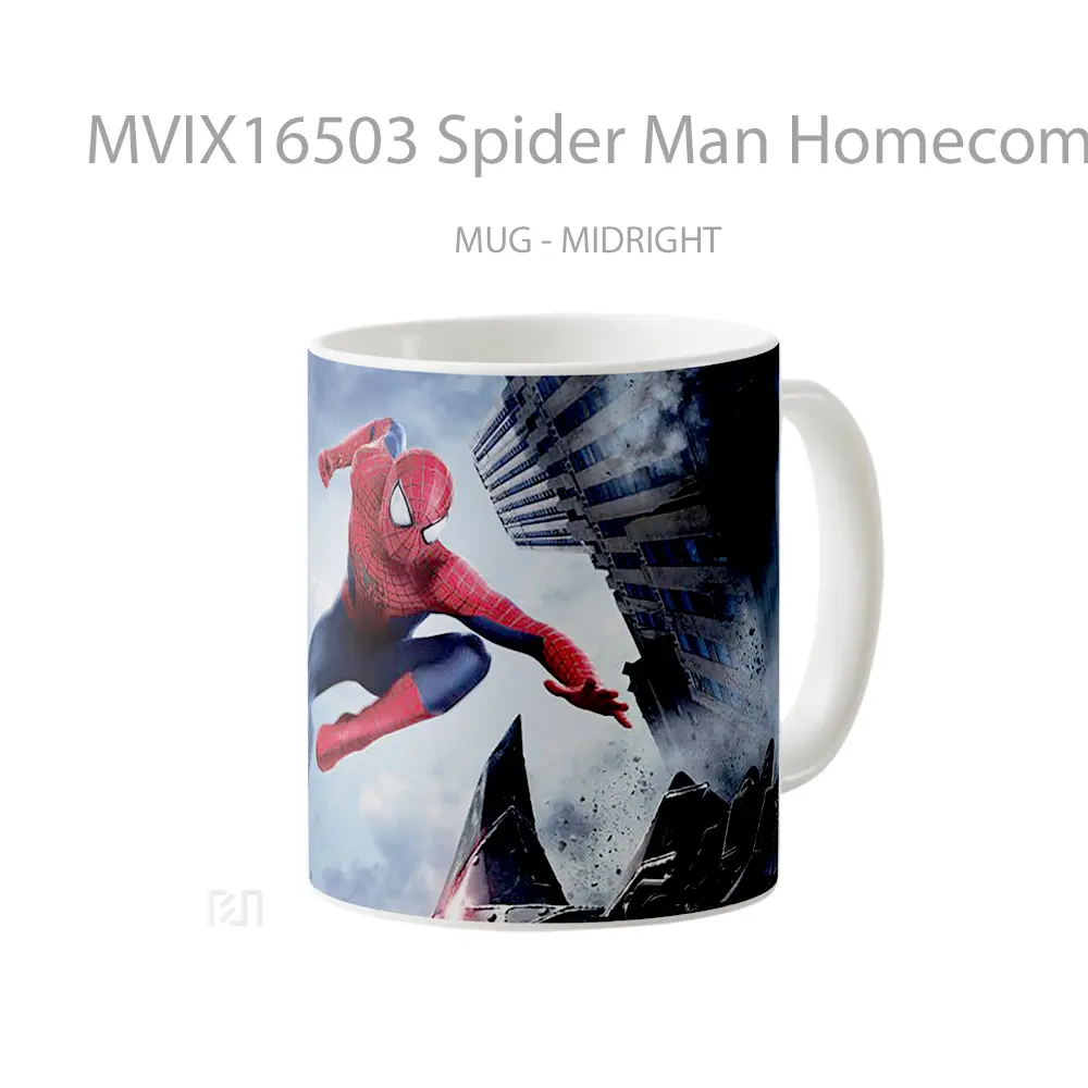 Mug Spider Man Homecoming Full Wrap Lanscape - All-side / Desain