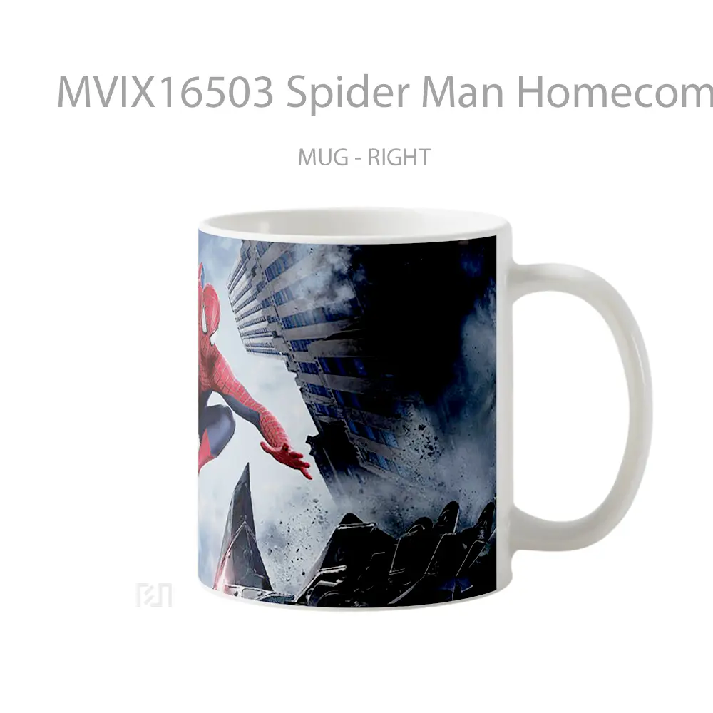 Mug Spider Man Homecoming Full Wrap Lanscape - All-side / Desain