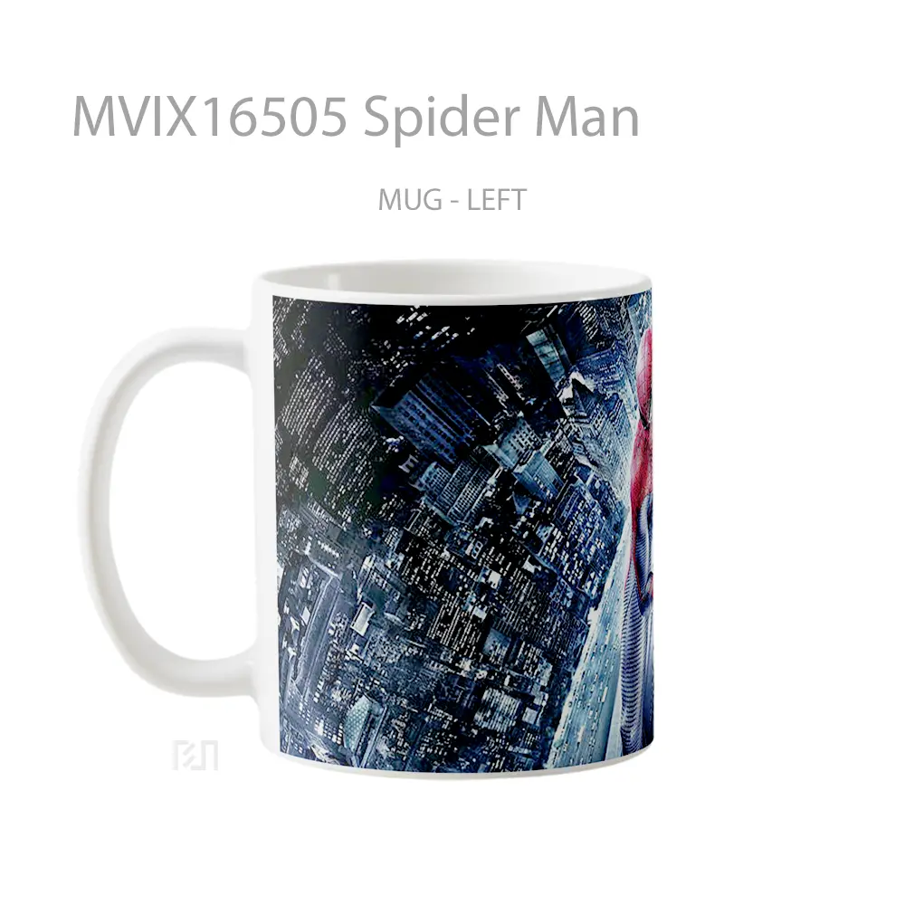 Mug Spider Man Full Wrap Lanscape - All-side / Desain