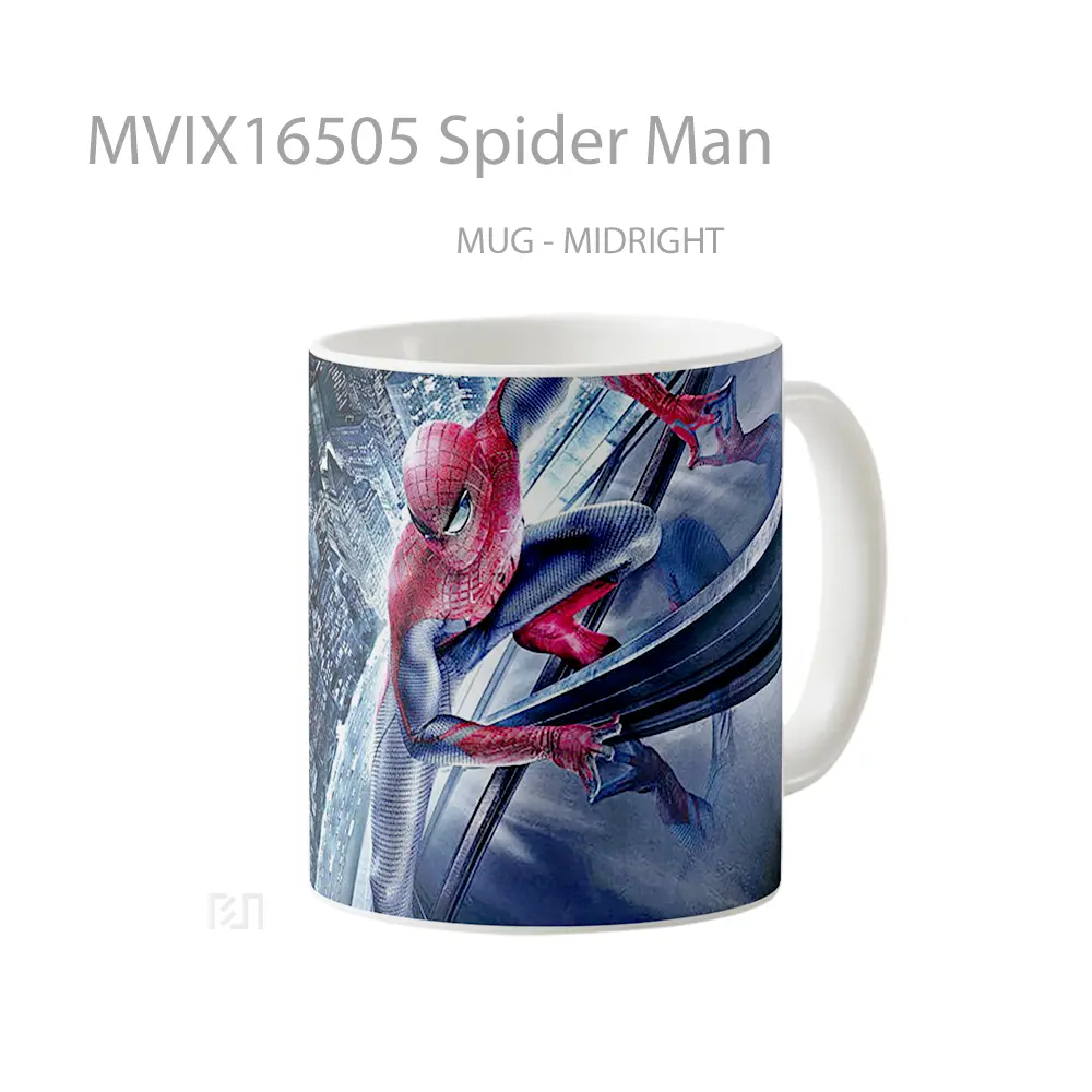 Mug Spider Man Full Wrap Lanscape - All-side / Desain