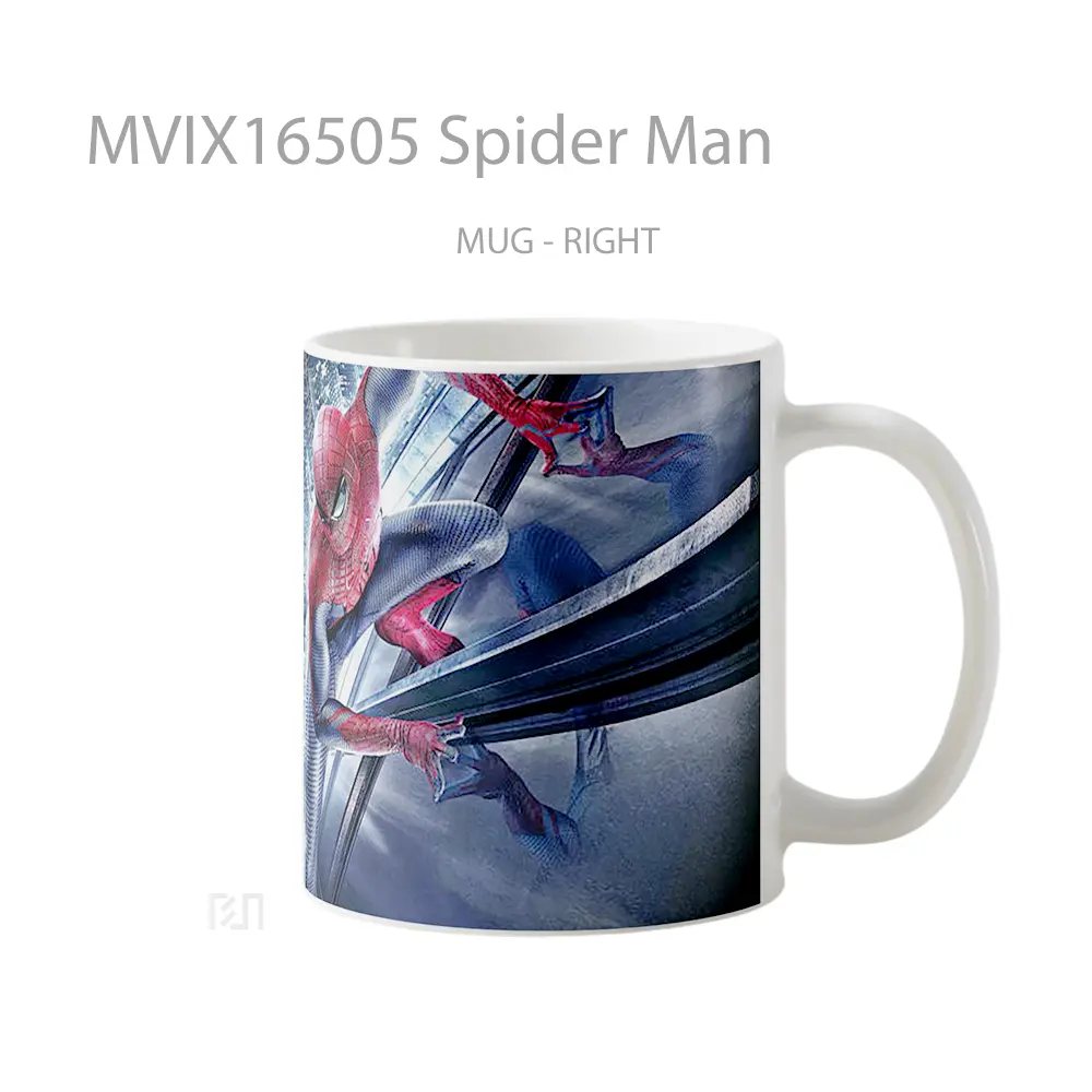 Mug Spider Man Full Wrap Lanscape - All-side / Desain