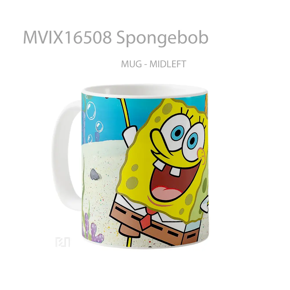 Mug Spongebob Full Wrap Lanscape - All-side / Desain
