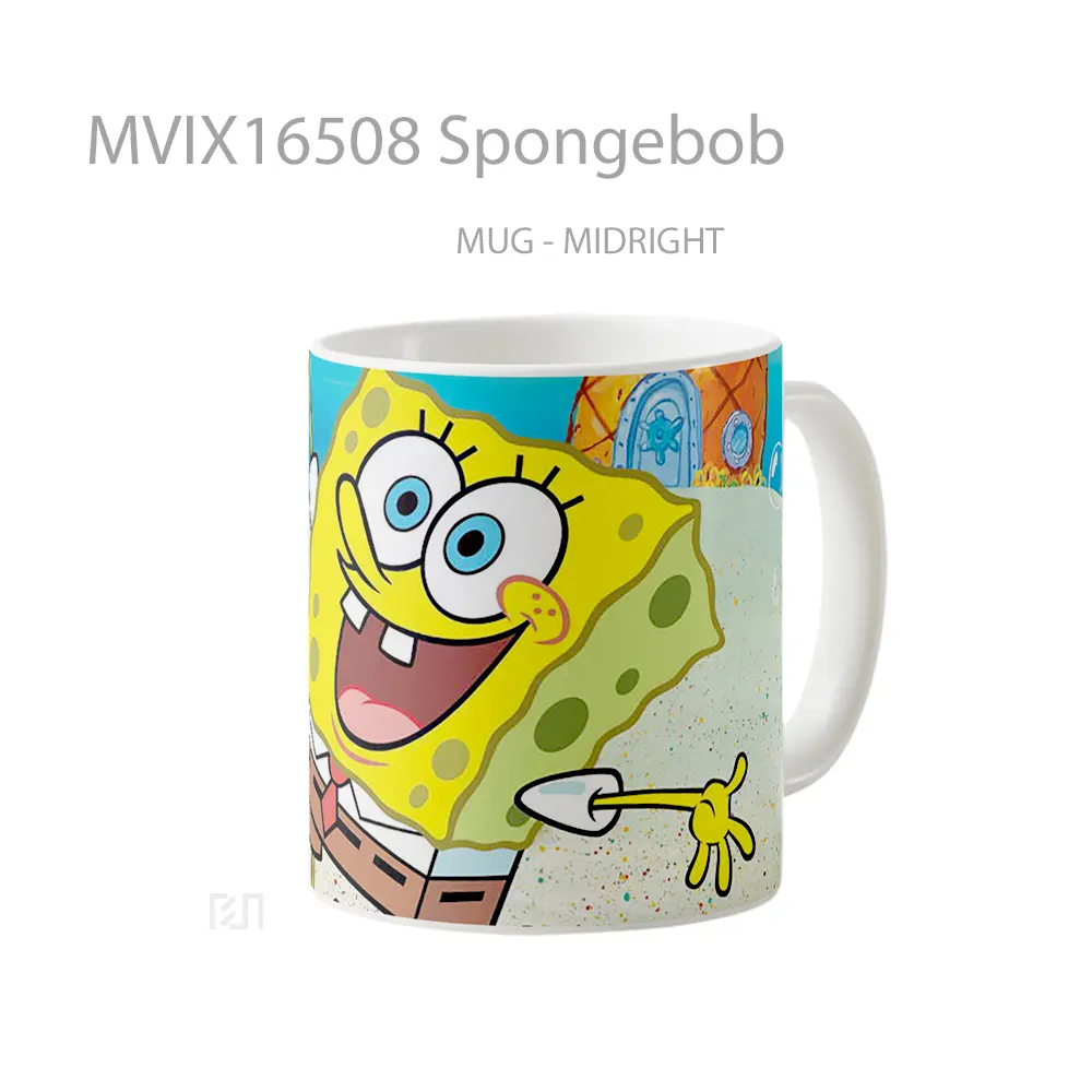 Mug Spongebob Full Wrap Lanscape - All-side / Desain