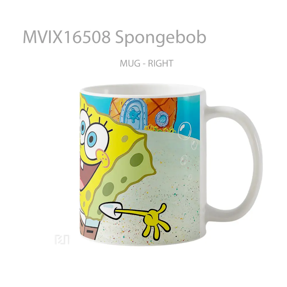 Mug Spongebob Full Wrap Lanscape - All-side / Desain