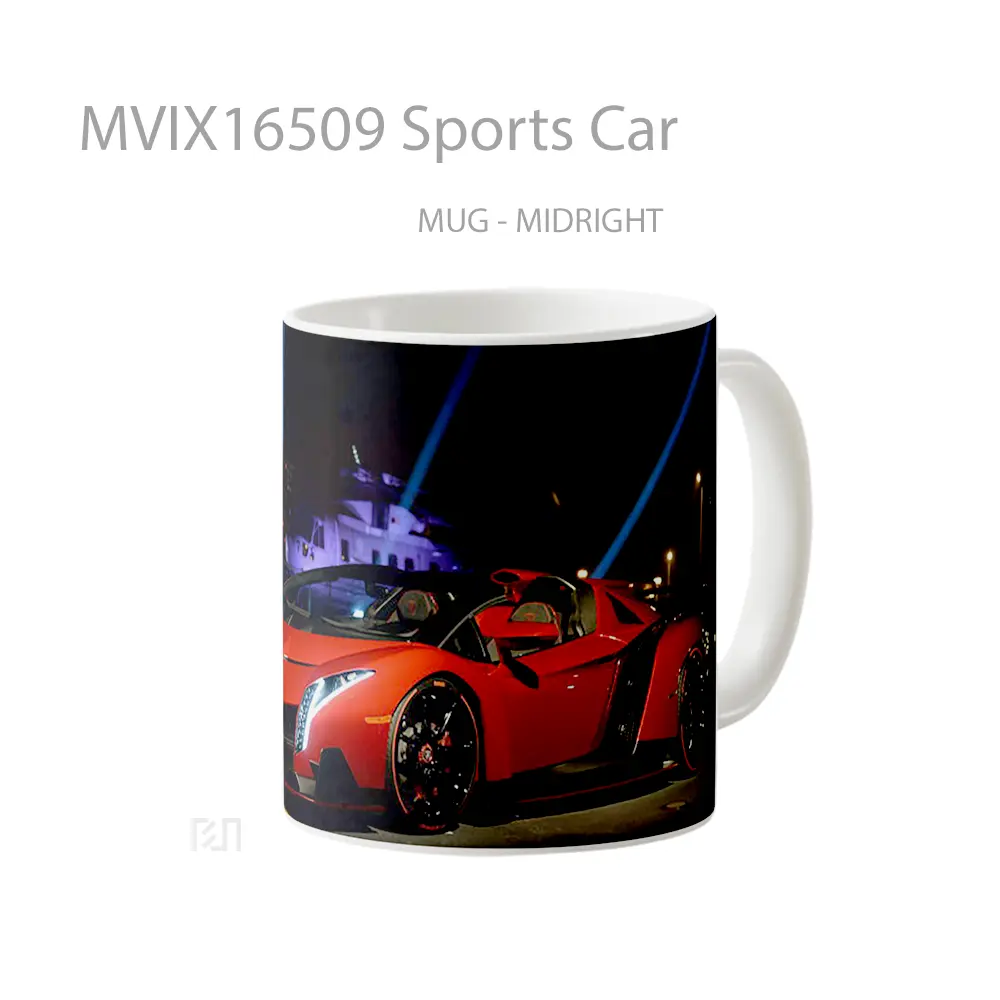 Mug Sports Car Full Wrap Lanscape - All-side / Desain