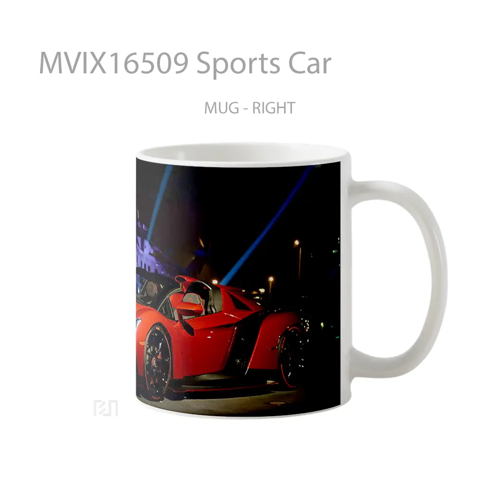 Mug Sports Car Full Wrap Lanscape - All-side / Desain