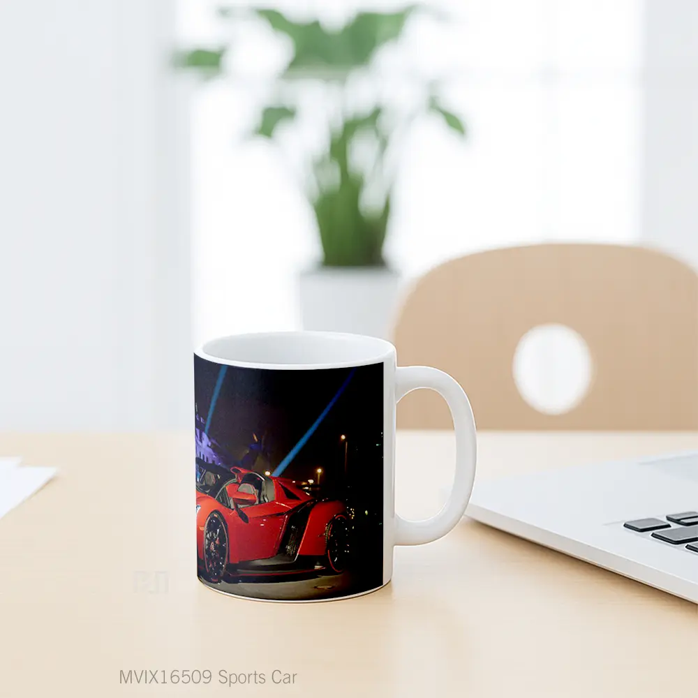 Mug Sports Car Full Wrap Lanscape - All-side / Desain