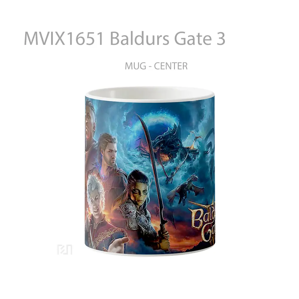 Mug Baldurs Gate 3 Full Wrap Lanscape