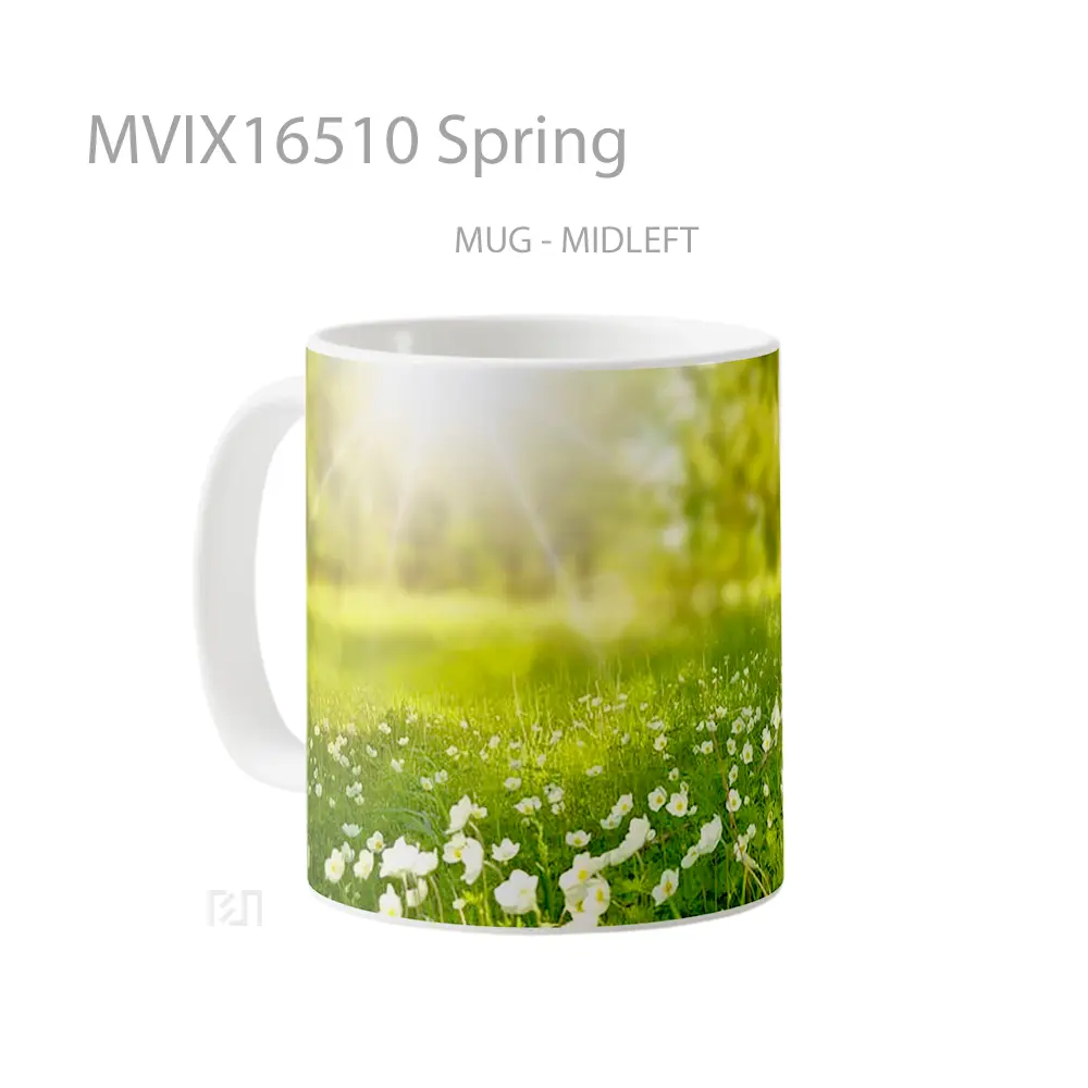 Mug Spring Full Wrap Lanscape - All-side / Desain
