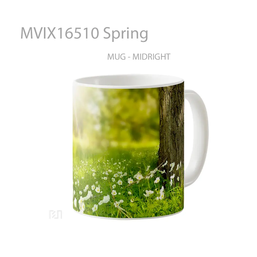 Mug Spring Full Wrap Lanscape - All-side / Desain
