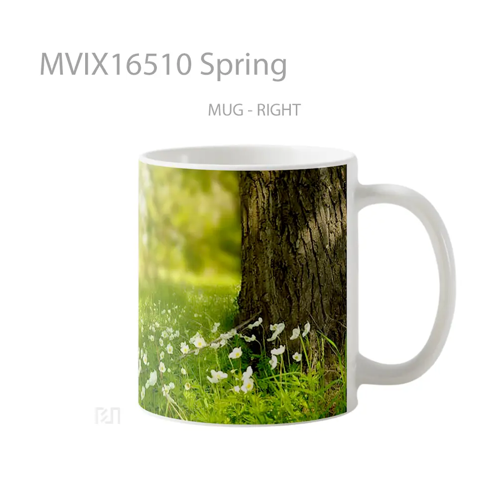 Mug Spring Full Wrap Lanscape - All-side / Desain