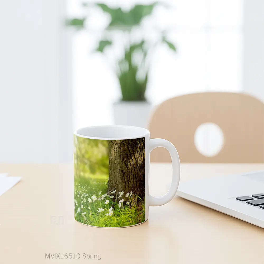 Mug Spring Full Wrap Lanscape - All-side / Desain