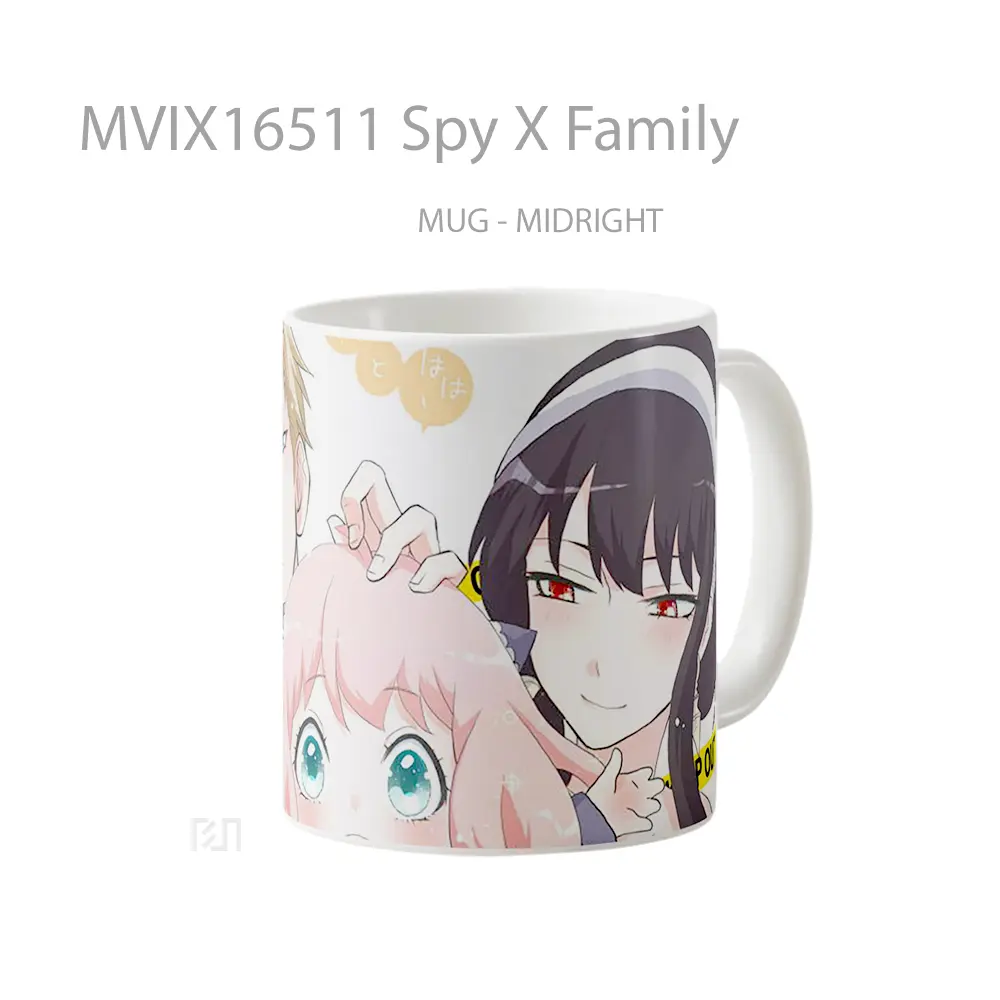 Mug Spy X Family Full Wrap Lanscape - All-side / Desain