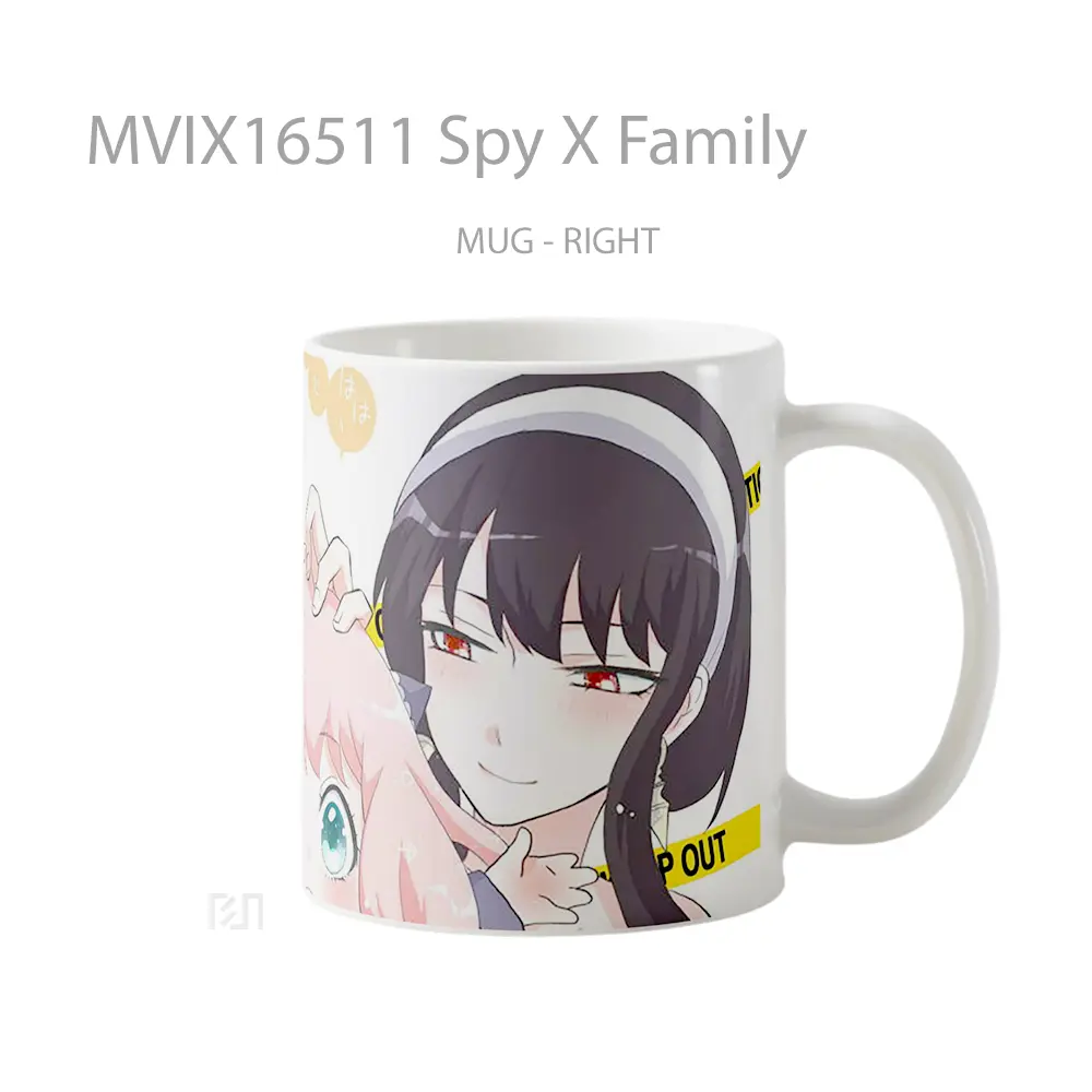 Mug Spy X Family Full Wrap Lanscape - All-side / Desain