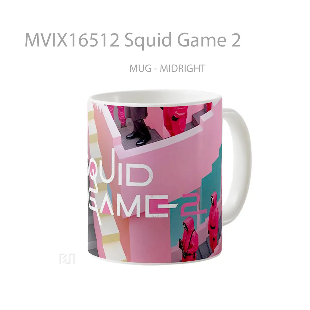 Mug Squid Game 2 Full Wrap Lanscape - All-side / Desain