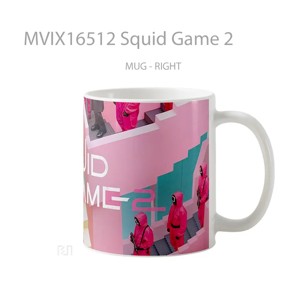 Mug Squid Game 2 Full Wrap Lanscape - All-side / Desain