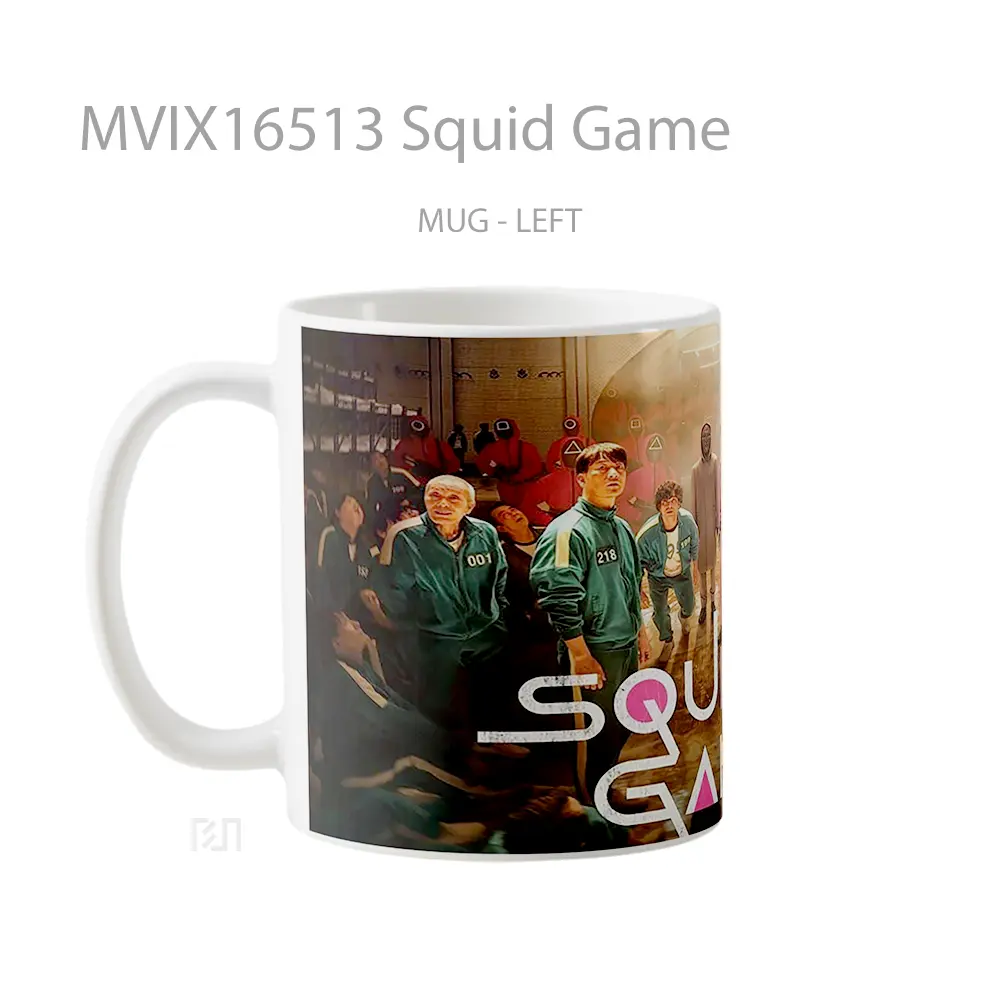 Mug Squid Game Full Wrap Lanscape - All-side / Desain