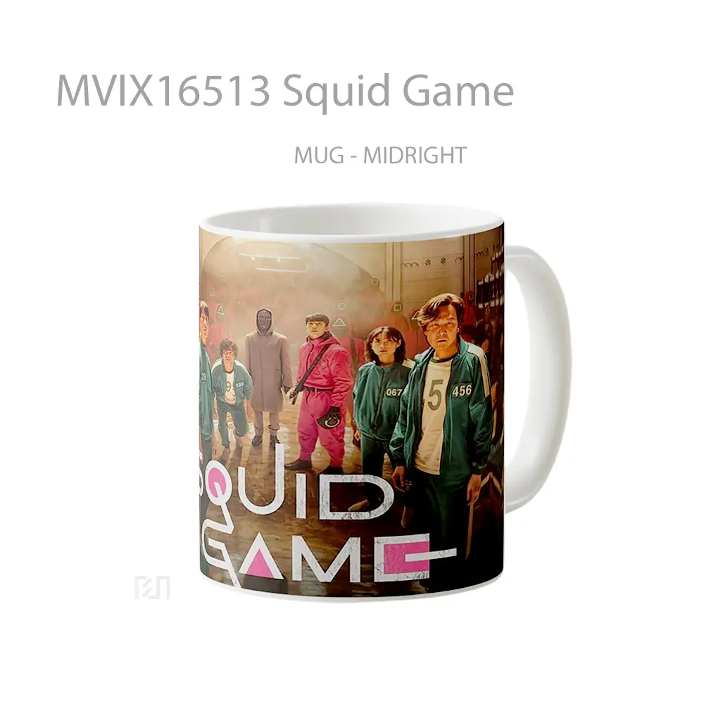 Mug Squid Game Full Wrap Lanscape - All-side / Desain