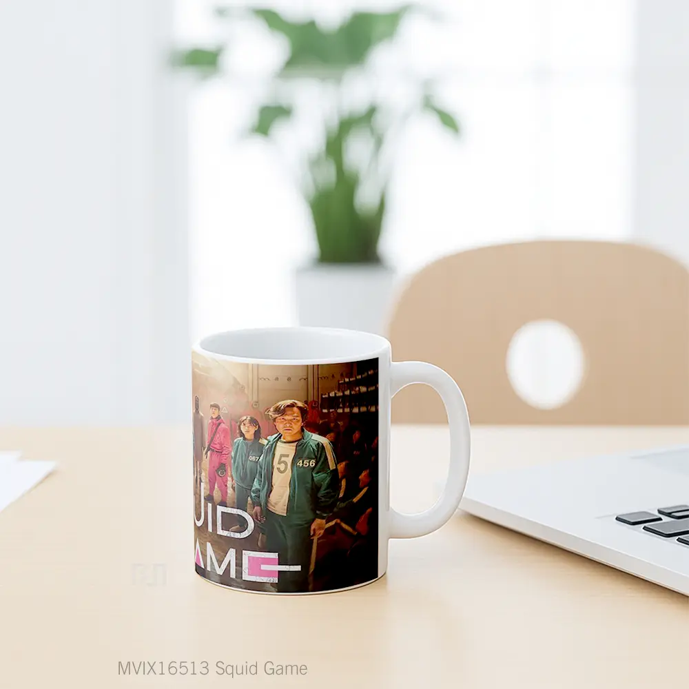 Mug Squid Game Full Wrap Lanscape - All-side / Desain